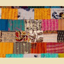 Vandana Patchwork Silke Senget�ppe nr01