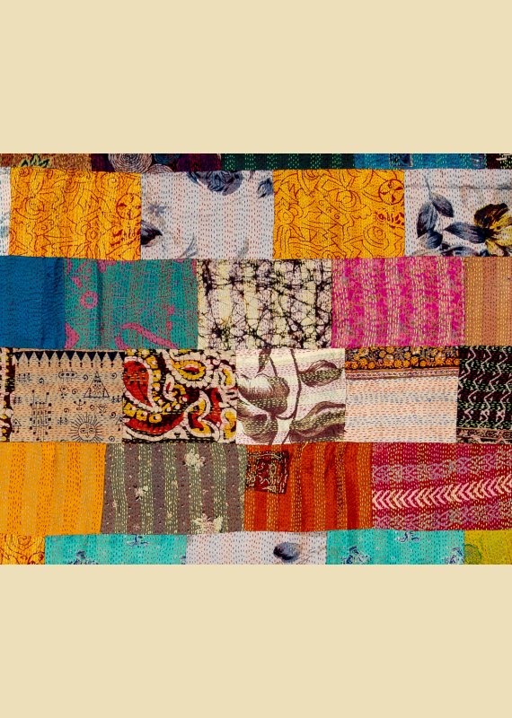 Vandana Patchwork Silke Senget�ppe nr01