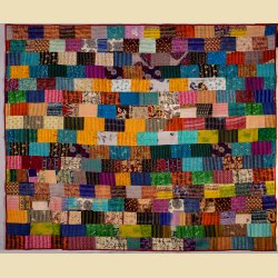 Vandana Patchwork Silke Senget�ppe nr01