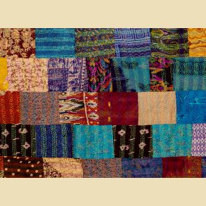 Vandana Patchwork Silke Senget�ppe nr04