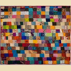 Vandana Patchwork Silke Senget�ppe nr04