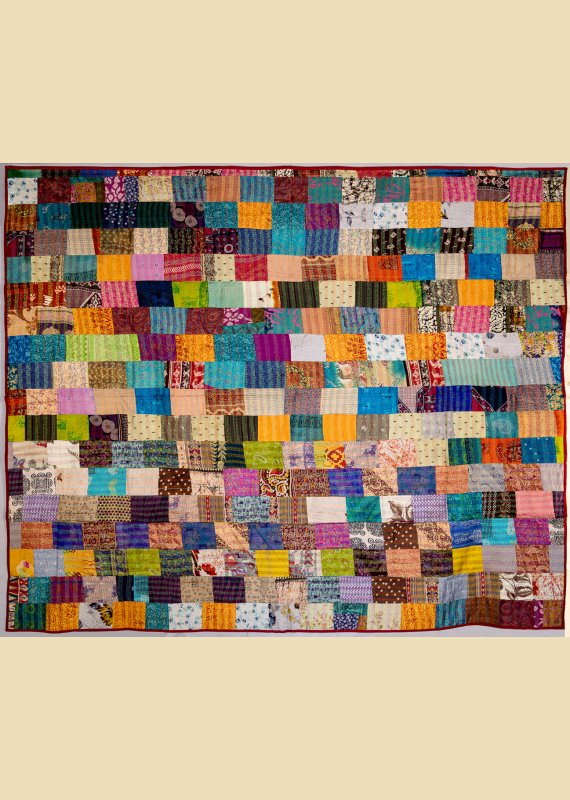 Vandana Patchwork Silke Senget�ppe nr06