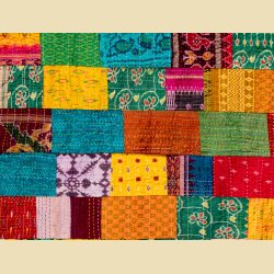 Manju Silke Patchwork Senget�ppe nr 04