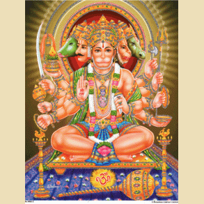 Gudebillede nr pk20 Hanuman