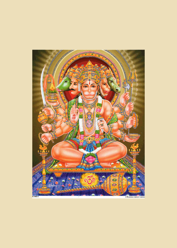 Gudebillede nr pk20 Hanuman