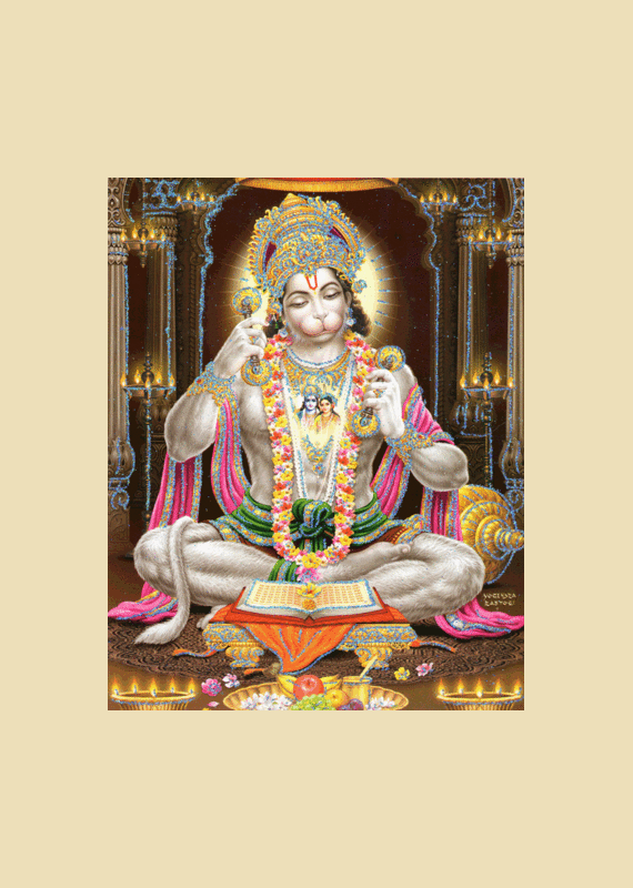 Gudebillede nr pk21 Hanuman