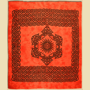 Bomuldst�ppe nr bo13  Celtic Burning Sun
