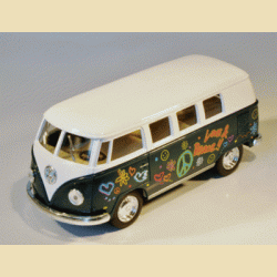 VW HIPPIEBUS model 1962 (mediumstor-l:13cm-gr�n)