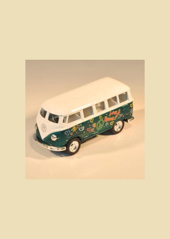 VW HIPPIEBUS model 1962 (small-l:5,5cm-gr�n)