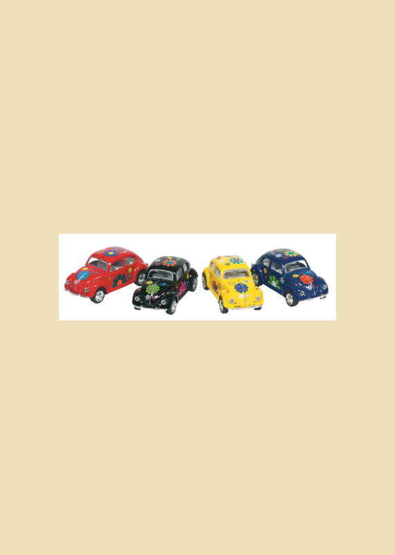 SM� VW klassisk "Beetle" FlowerPower