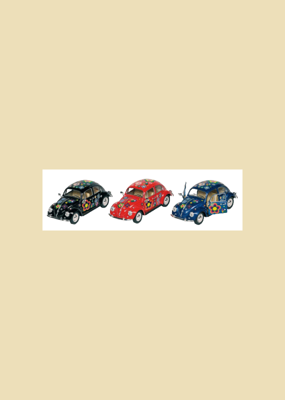 WV klassisk "Beetle" FlowerPower