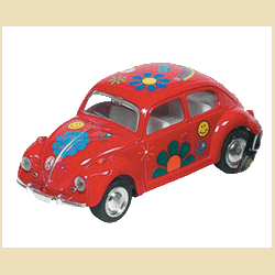 SM� VW klassisk "Beetle" FlowerPower